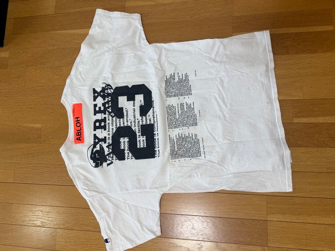 pyrex vision ヴァージルアブロー×champion Tシャツ