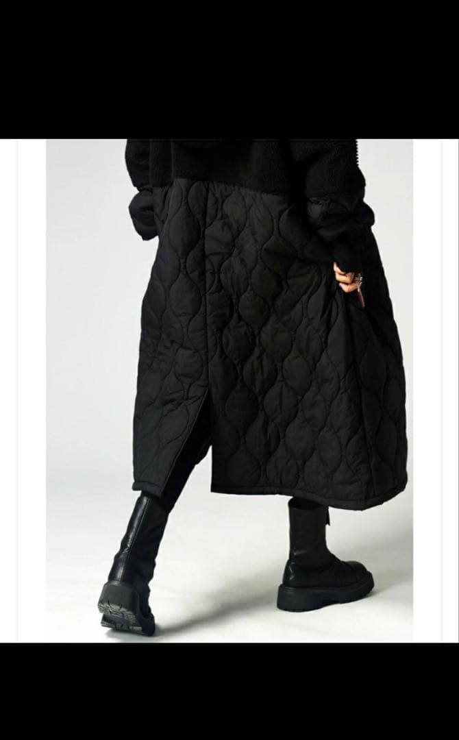 ビッグファスナー ロングコート レディース ボアアウター　アンティカ