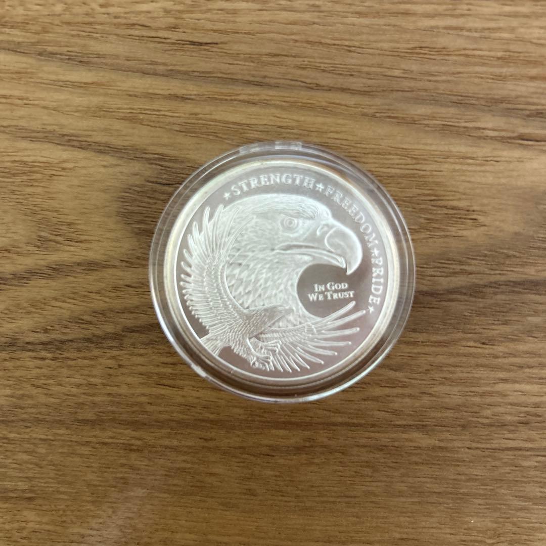 純銀メダル　アメリカ　ハクトウワシ
