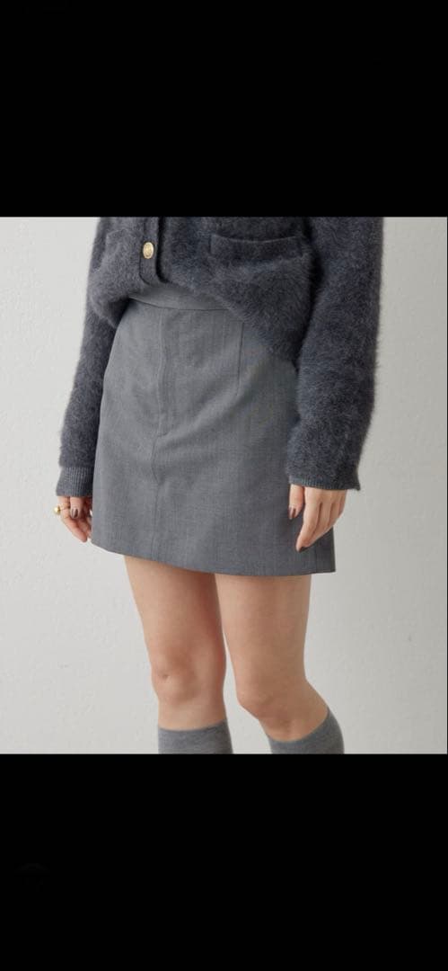 ウィムガゼット　ウールギャバミニスカート