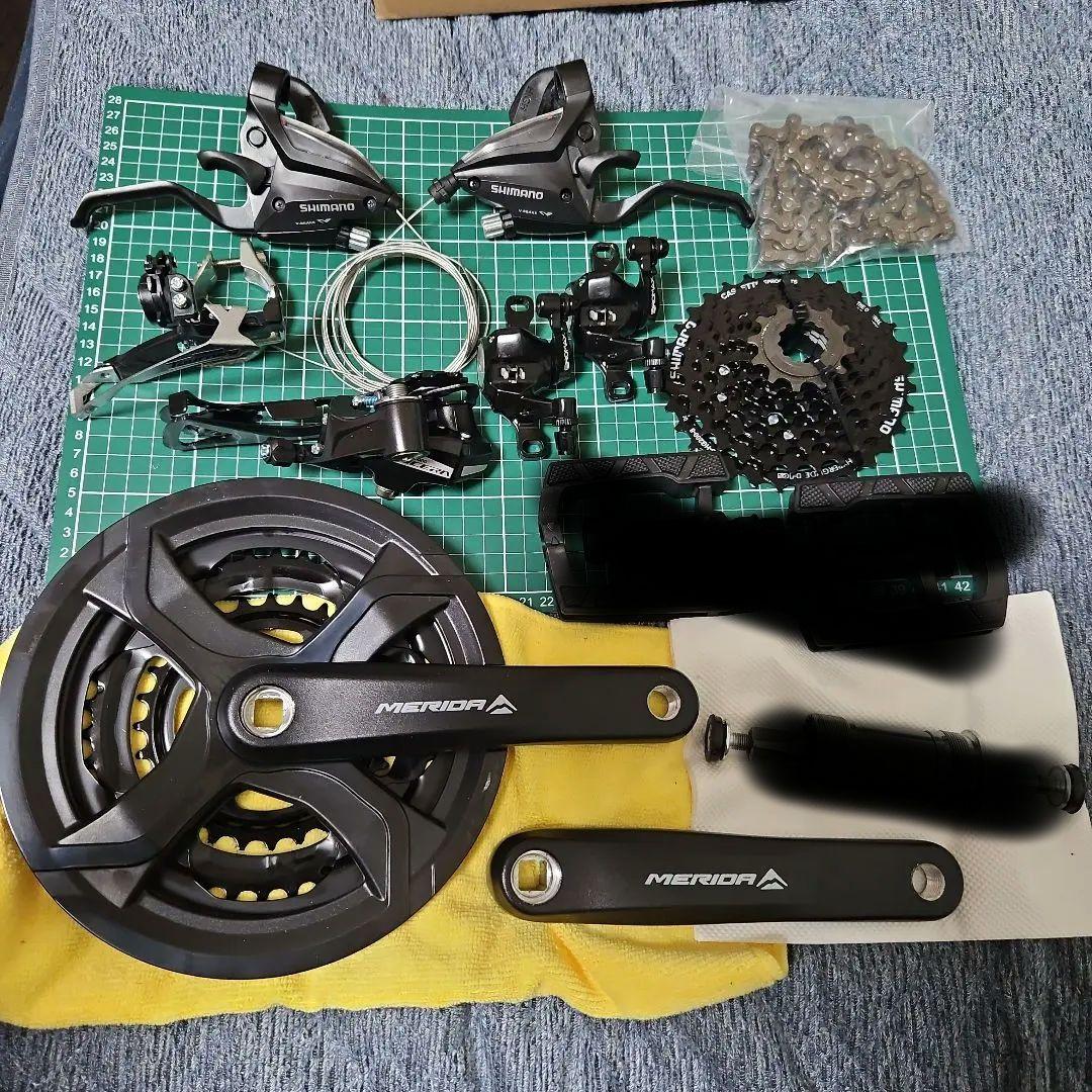 KeiOku　SHIMANO コンポーネントセット 3×8速セット