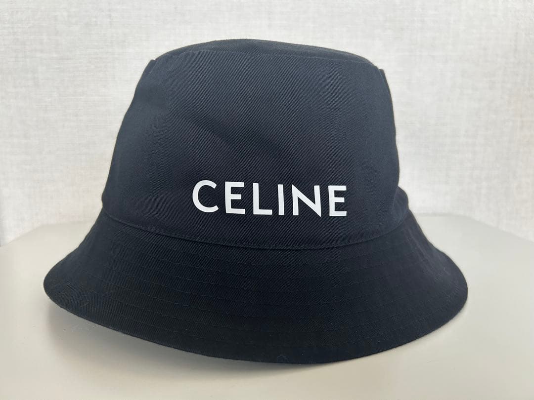 【美品】CELINE（セリーヌ） バケットハット Lサイズ 黒