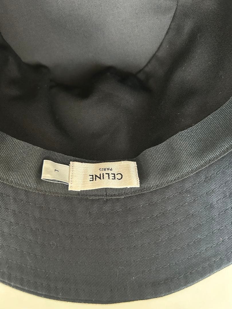 【美品】CELINE（セリーヌ） バケットハット Lサイズ 黒