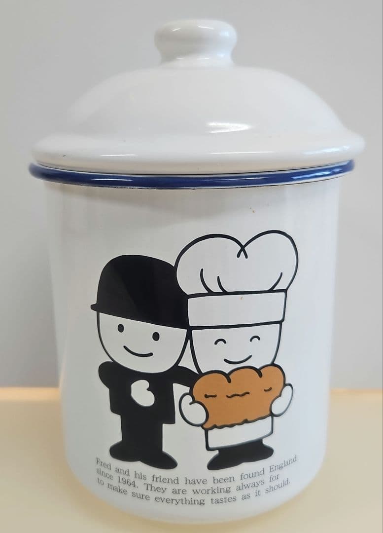 美品レア　ホームプライド　ホーロー　キャニスター缶