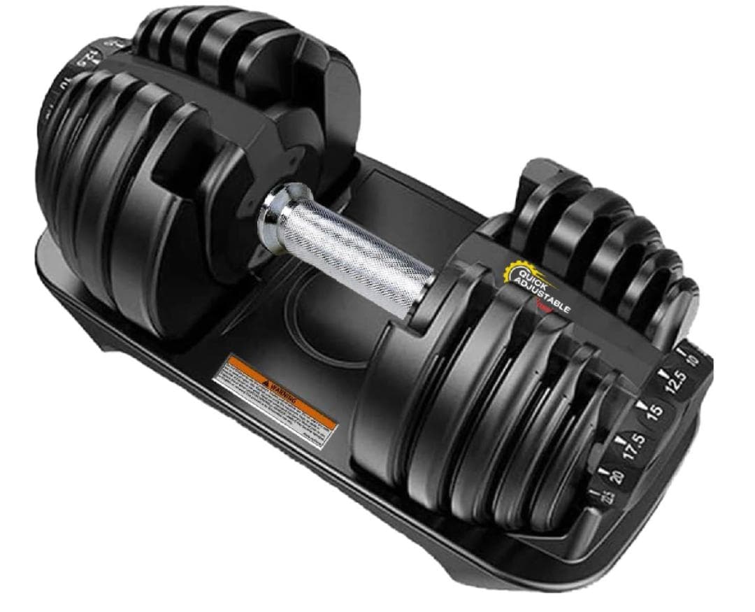 単品☆可変式ダンベル 24kgアジャスタブルダンベル ダンベルトレーニング筋トレ