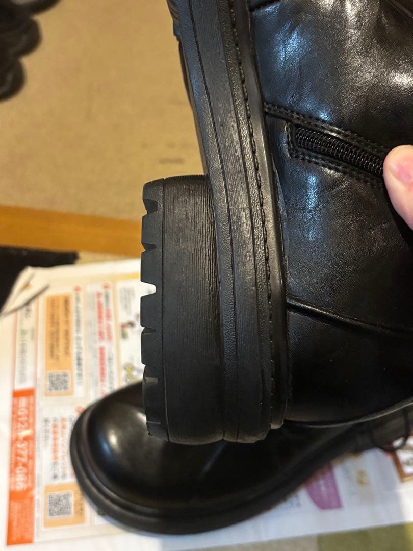 【Stake113】 Zombie Boots +8cm インソール付き 厚底