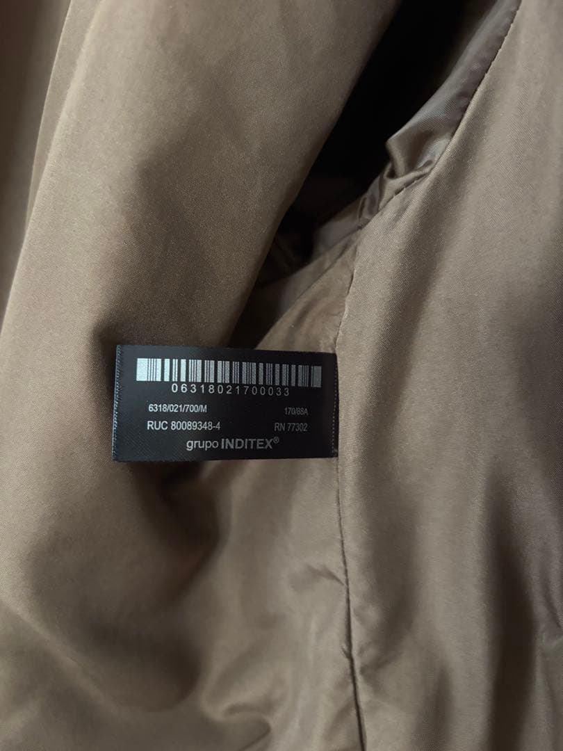 美品 ZARA ショートフェイクファーコート M ブルゾン アウター ブラウン