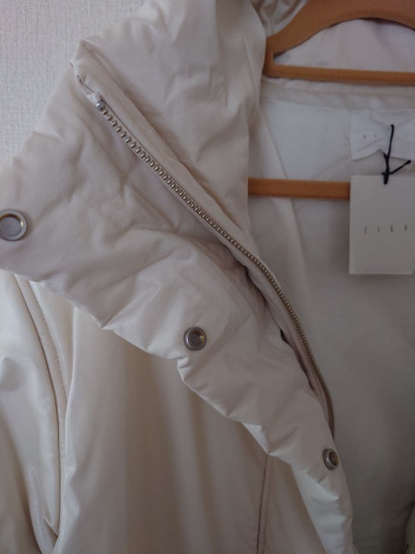 ヤマダヤ　FIKA　フェイクレザーアウター　中綿ブルゾン