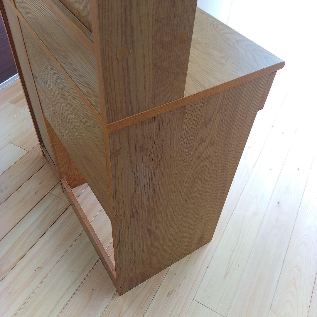 【お値下げ】3面鏡 シンプルドレッサー・鏡台　スツール付き