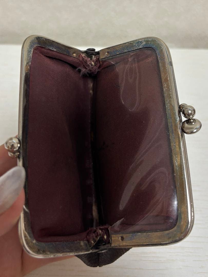 Louis Vuitton がま口ケース ダークブラウン