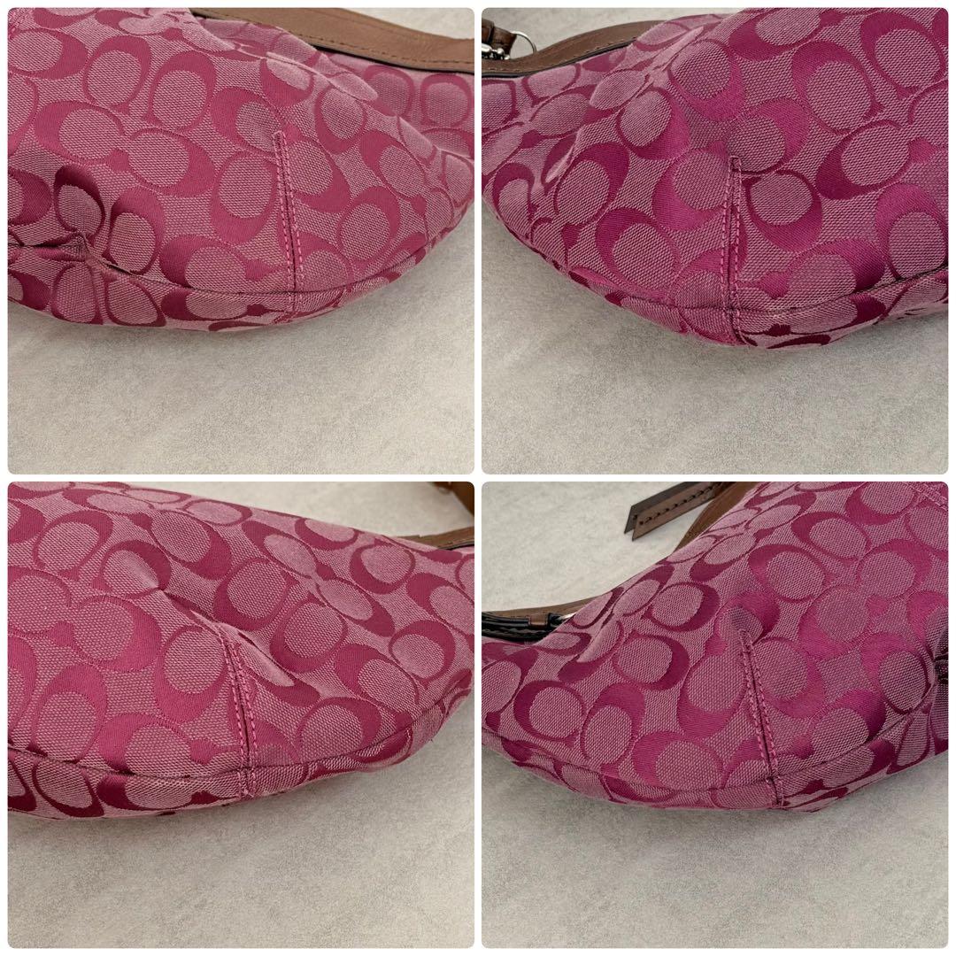 バッグ Coach Signature Soho Hobo Pleated Bag