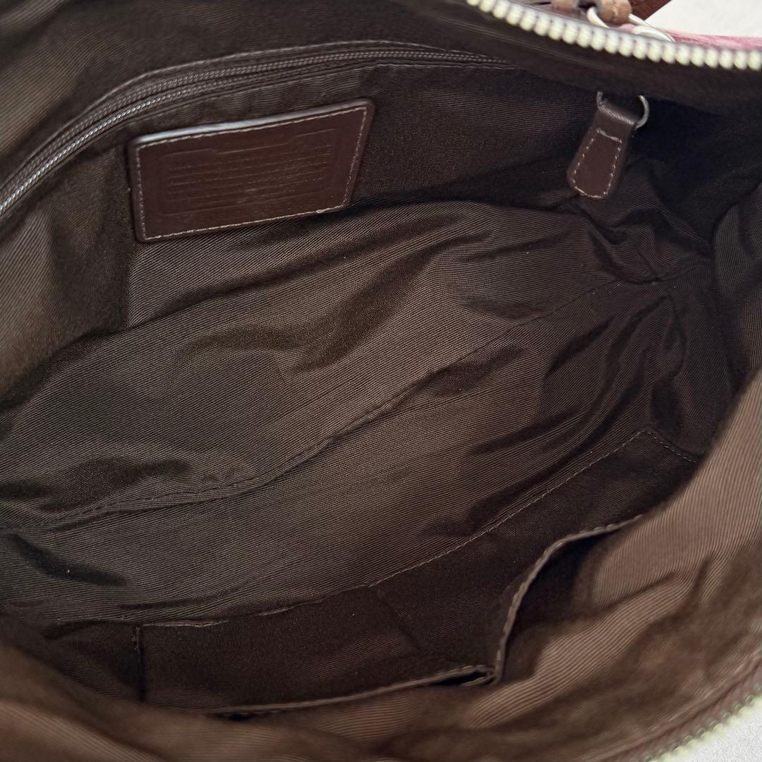 バッグ Coach Signature Soho Hobo Pleated Bag