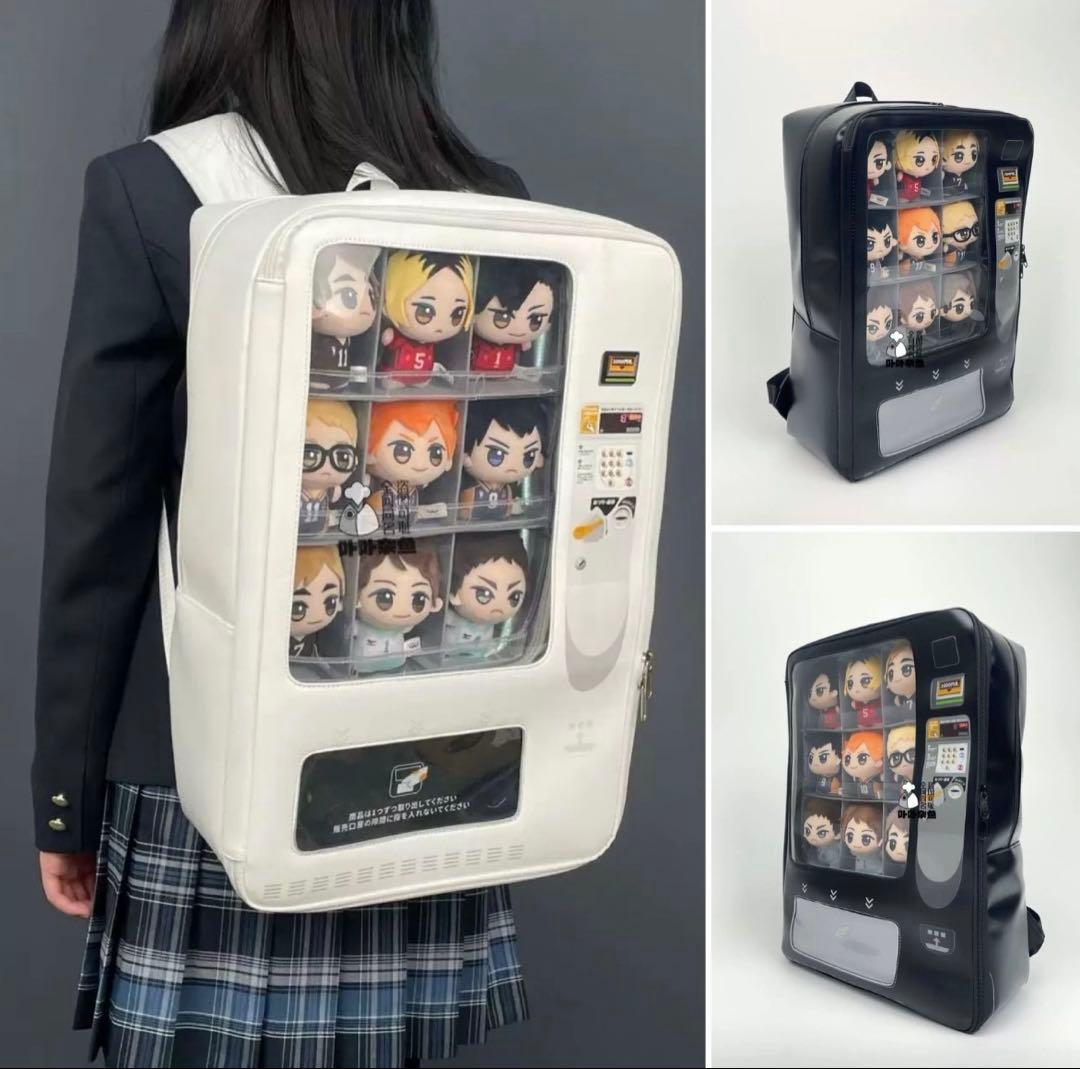 卟卟杂鱼　正規品　自販機型リュック　黒　痛バ　痛リュック