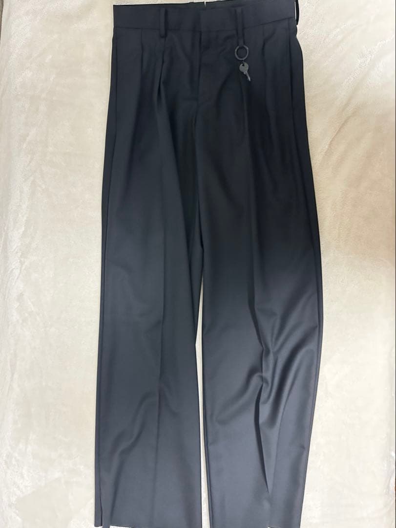 パンツ dressedundressed 23ss black trousers