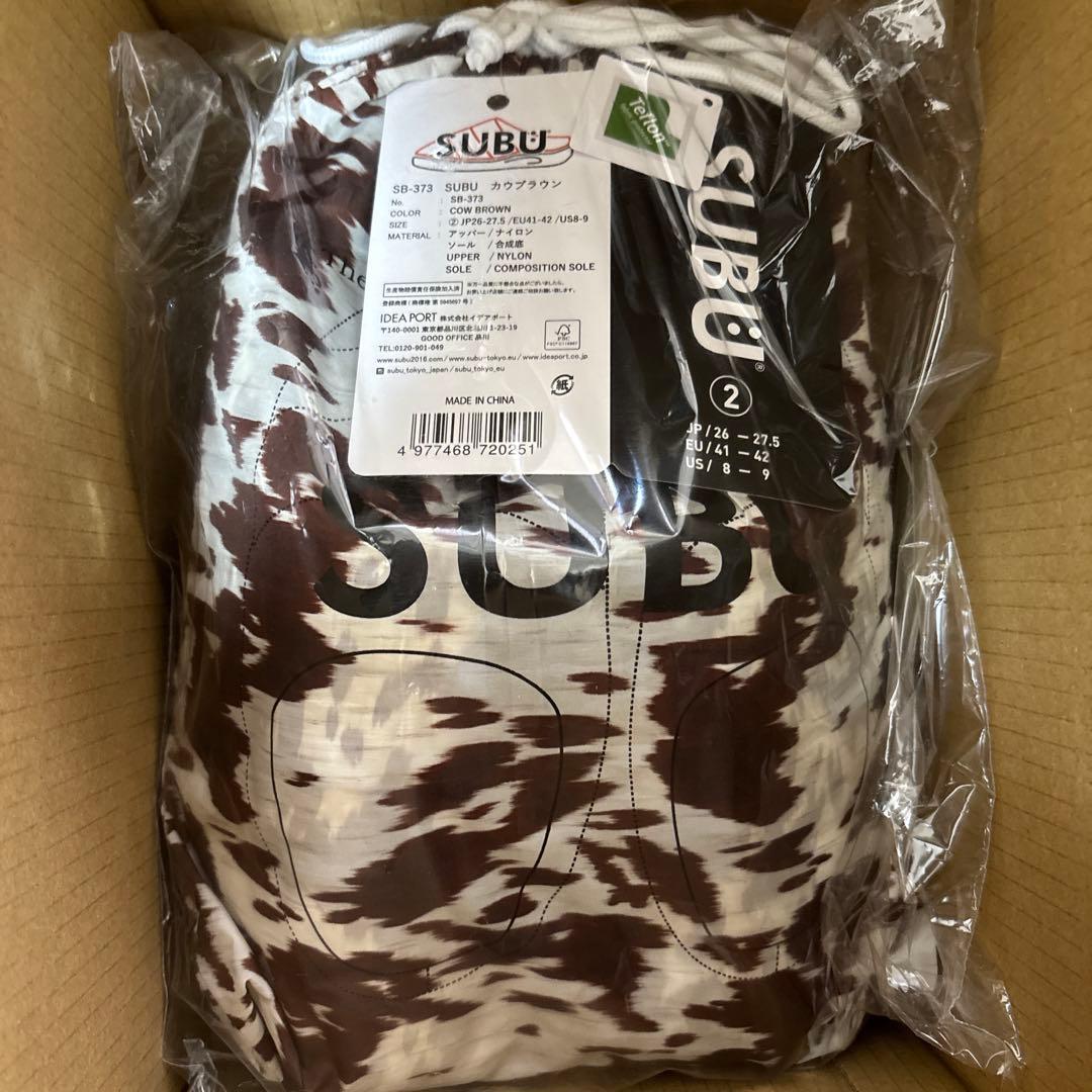 Subu ORIGINALS F-LINE COW BROWN カウブラウン　2