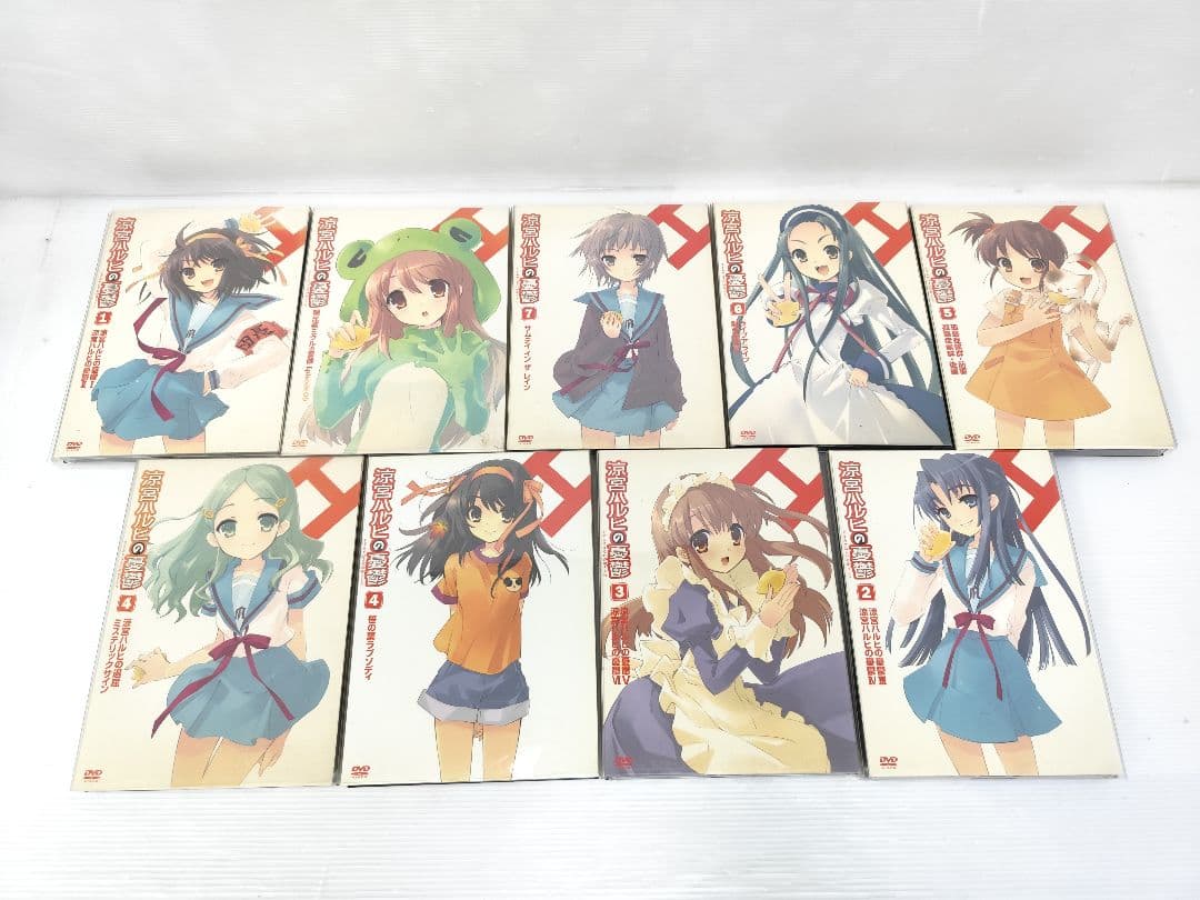 涼宮ハルヒの憂鬱 DVD 全巻　限定版１期２期　劇場版涼宮ハルヒの消失　計20本
