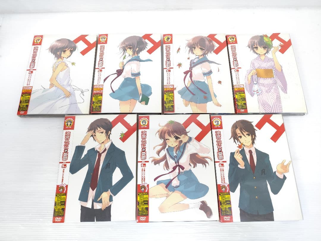 涼宮ハルヒの憂鬱 DVD 全巻　限定版１期２期　劇場版涼宮ハルヒの消失　計20本