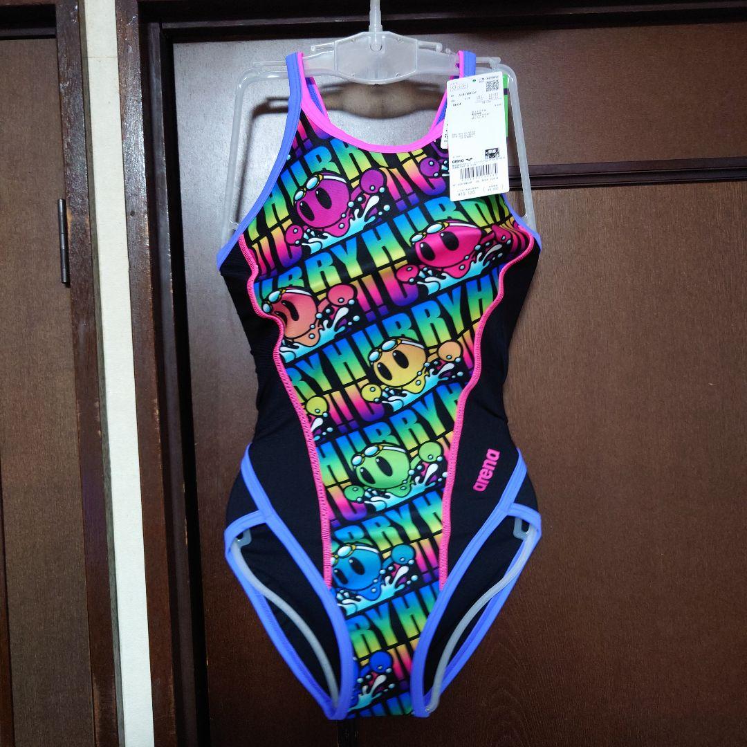 Mサイズ 新品未使用 アリーナ レディース カラフルキャラクター水着 W503