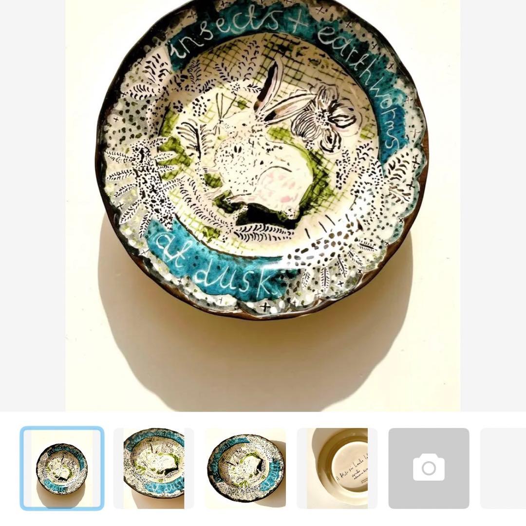 yuki  Anthropologie 2枚お皿セット　クリスマスプ