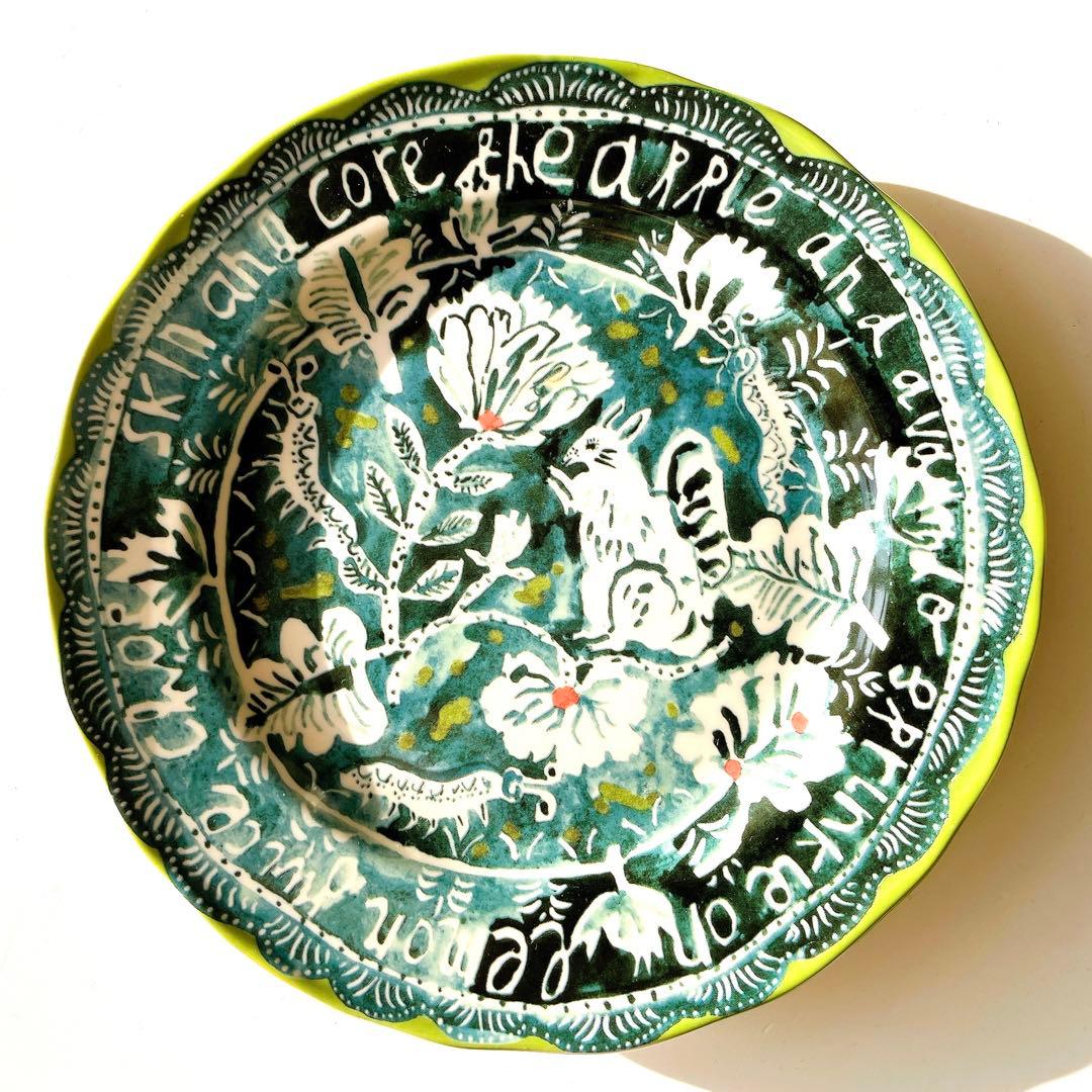 yuki  Anthropologie 2枚お皿セット　クリスマスプ