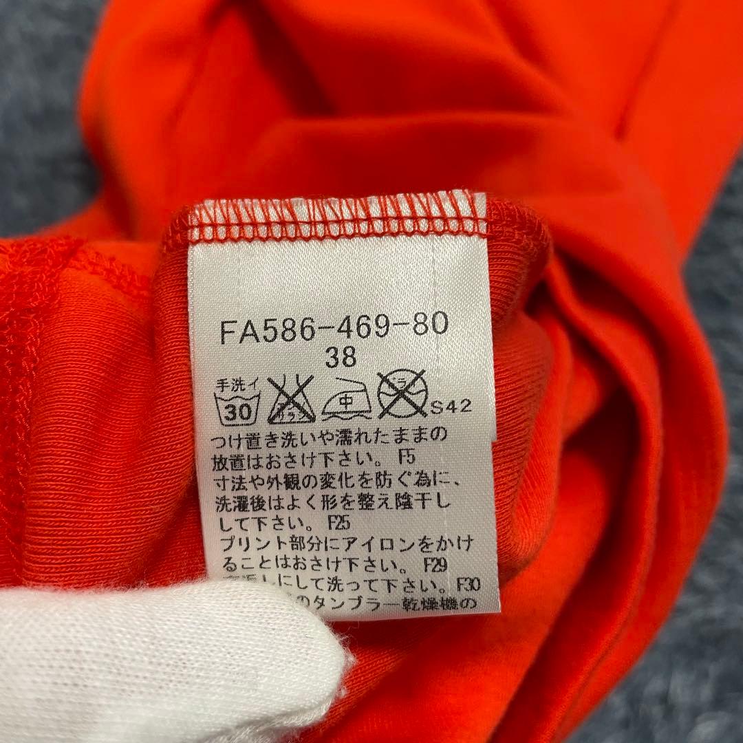 美品 BURBERRY バーバリー Tシャツ オレンジ ホースマーク