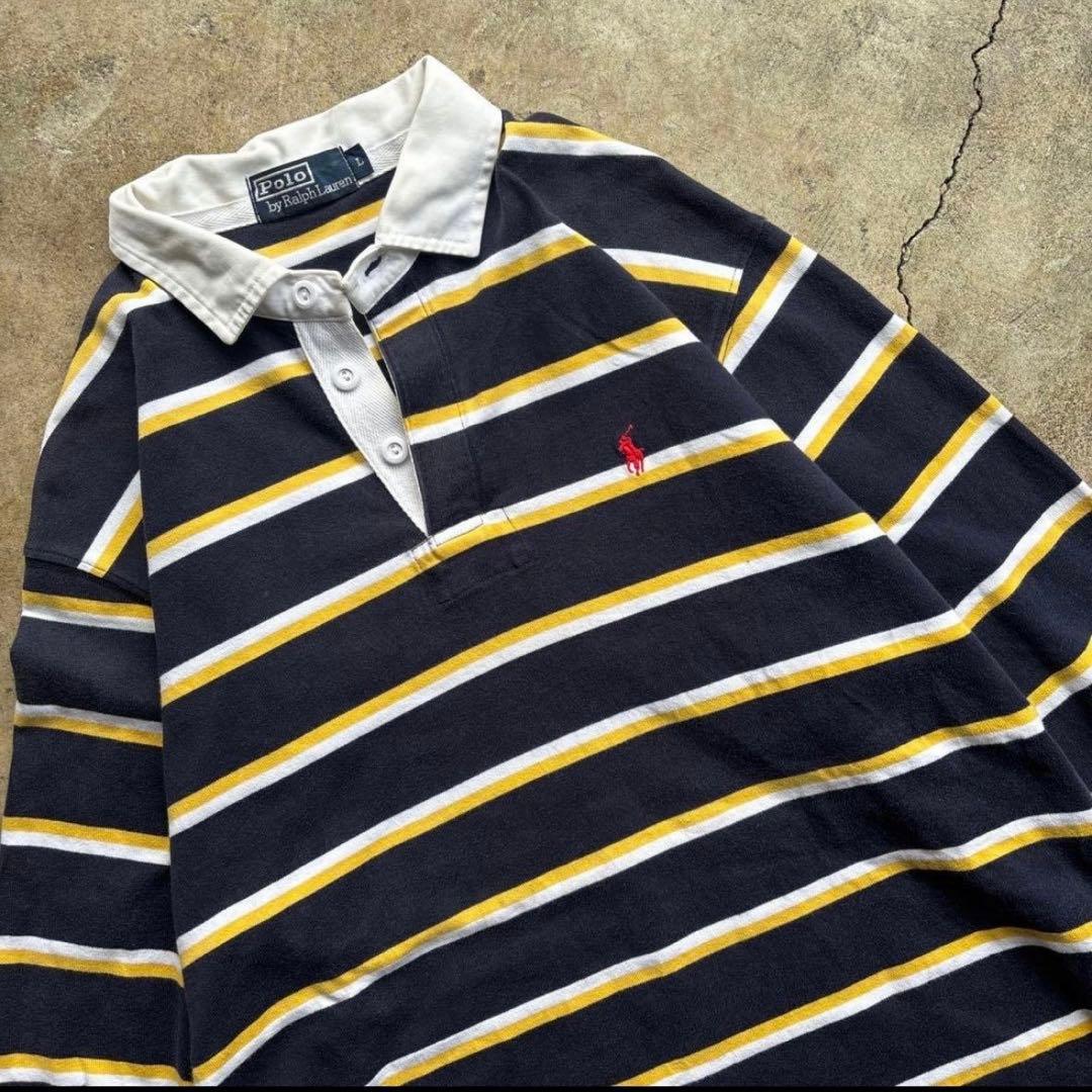 トップス Polo by Ralph Lauren rugby shirt size L