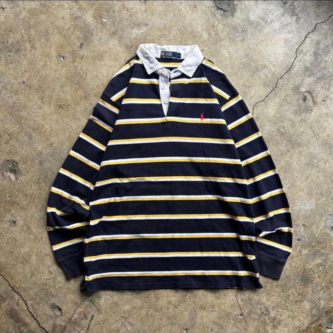 トップス Polo by Ralph Lauren rugby shirt size L