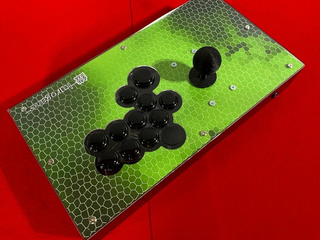 右手24mm仕様 アーケードコントローラー 鐵-kurogane-