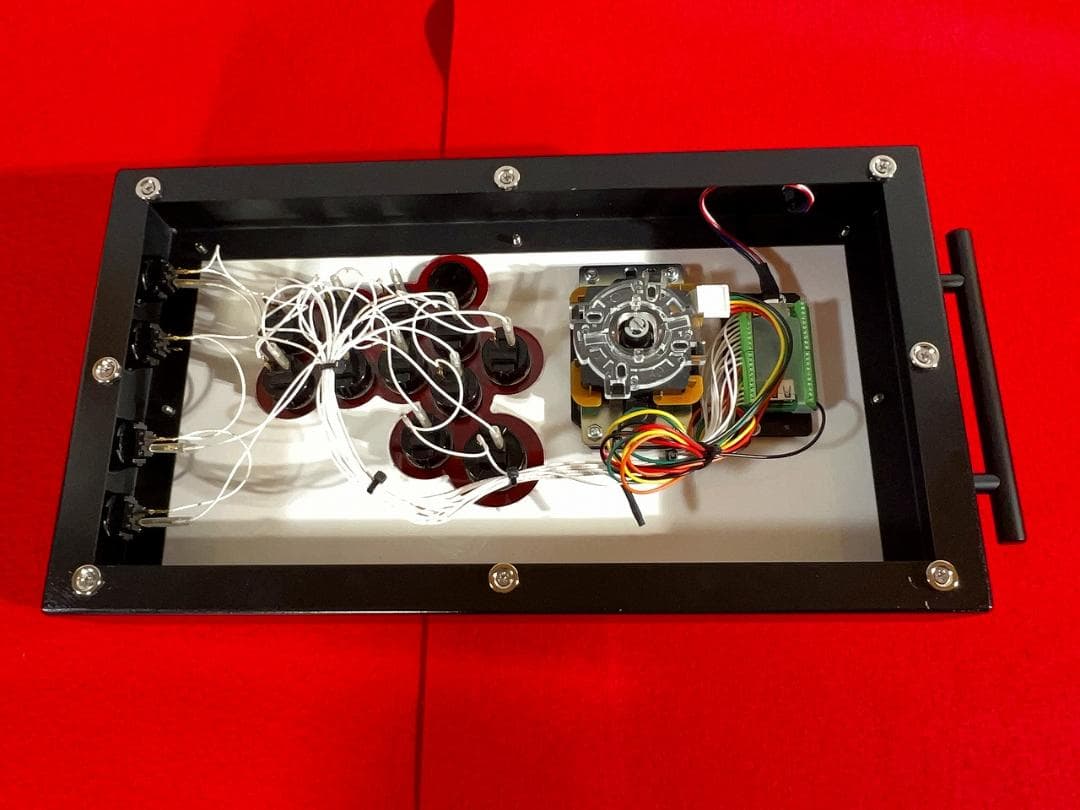 右手24mm仕様 アーケードコントローラー 鐵-kurogane-