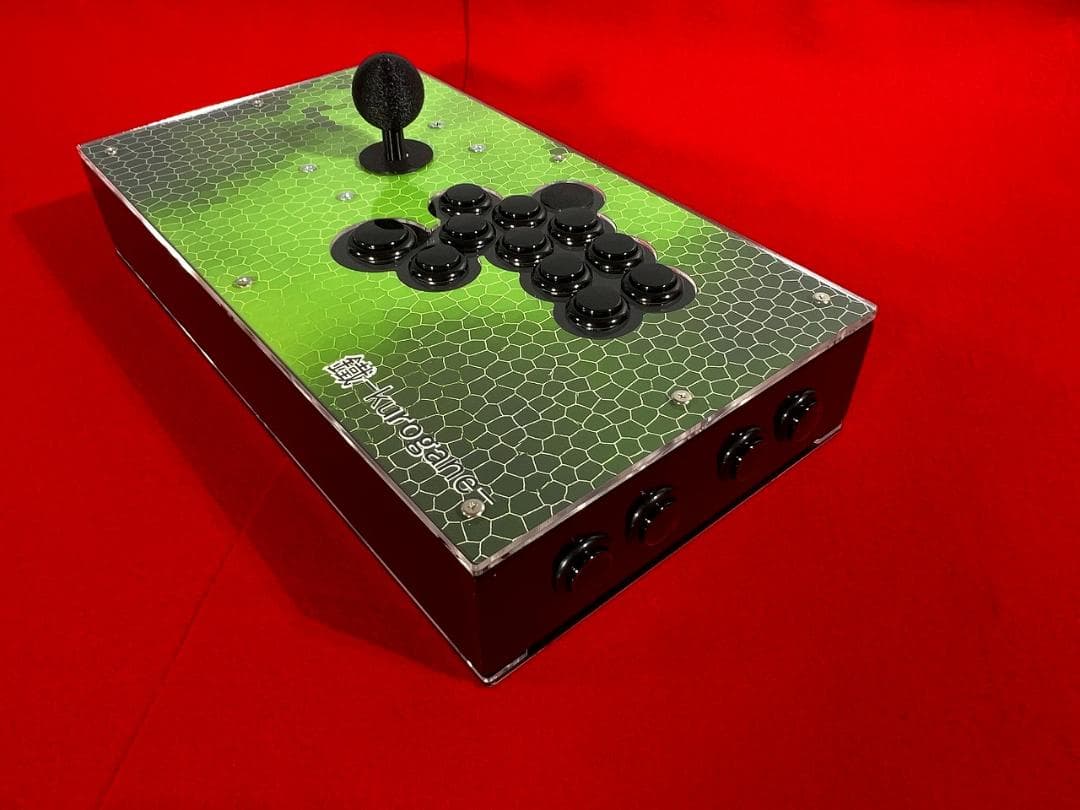 右手24mm仕様 アーケードコントローラー 鐵-kurogane-