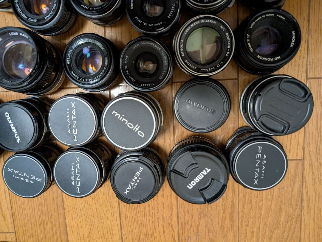 【ジャンク】オールドレンズ　PENTAX,Olympus,MINOLTA等
