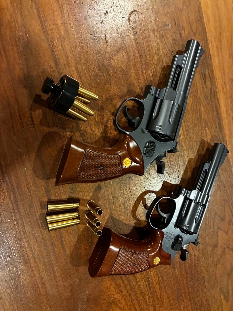 【金曜まで】クラウンモデルM29M19 2丁＋金属カート＋スピードローダーセット