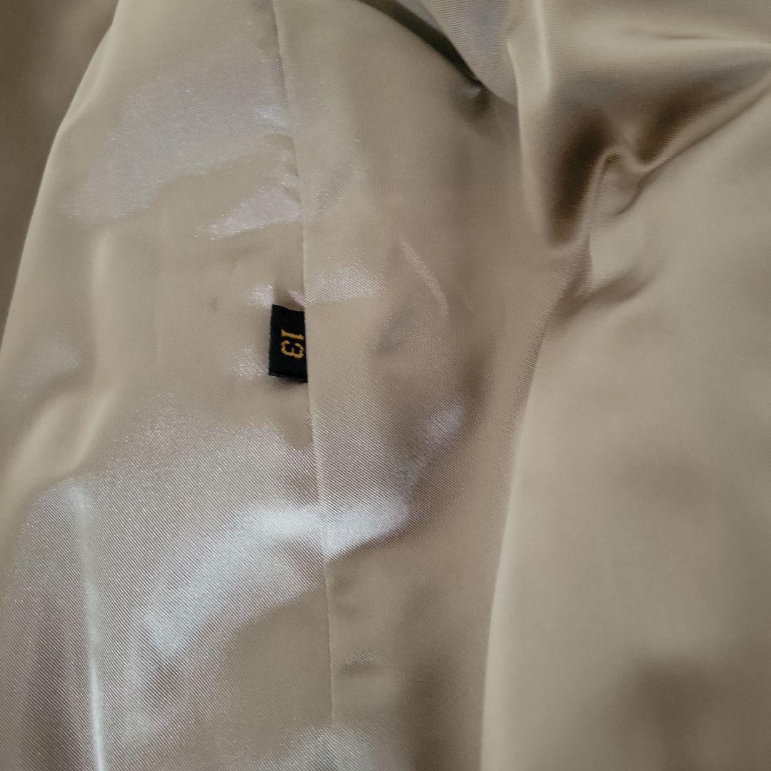 ブラウン毛皮ロングコート