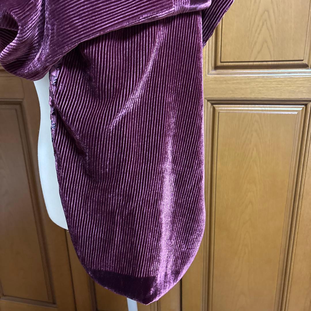 ジョルジオアルマーニ男女兼用ワインレッド 柄 マフラー