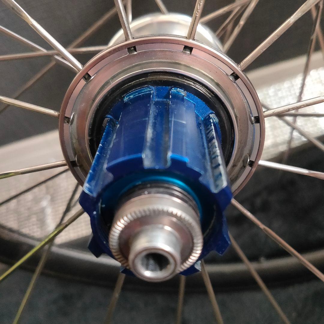 （ジャンク）ZIPP 202 チューブラー　カンパニョーロフリー前後セット