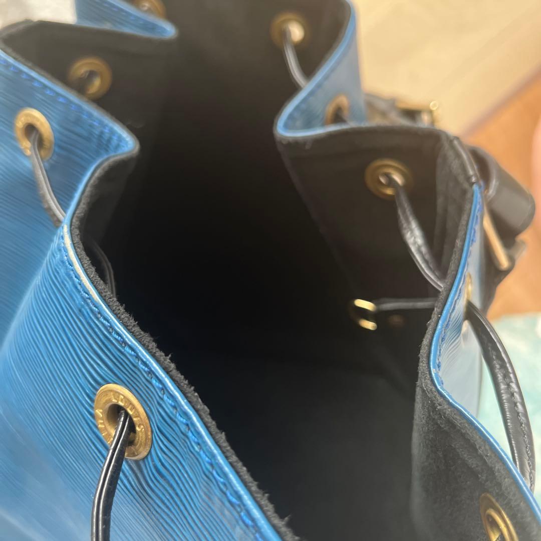 LOUIS VUITTON ルイヴィトン プチ・ノエ　エピ/レザー/BLU