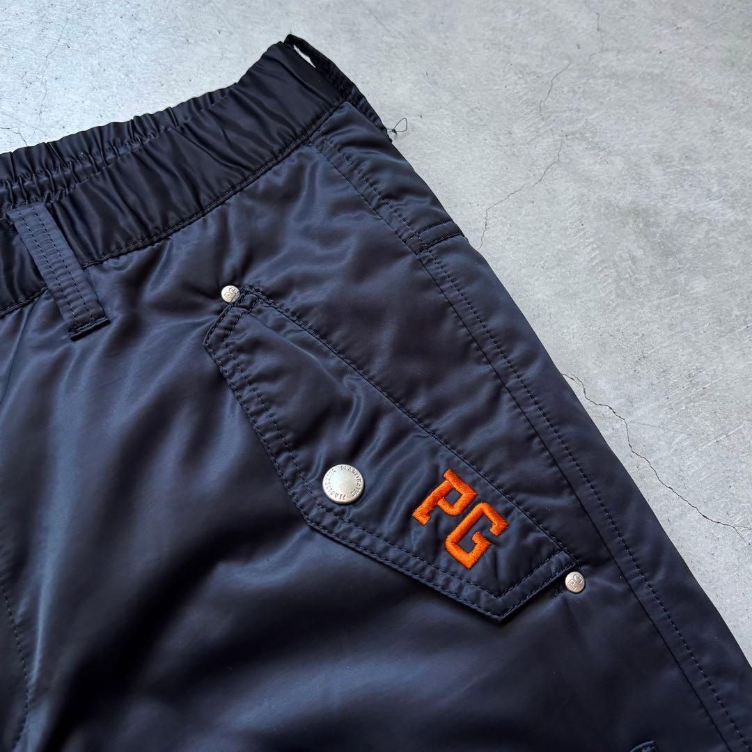 【極美品】PEARLEY GATES パーリーゲイツ 中綿ナイロンパンツ ロゴ