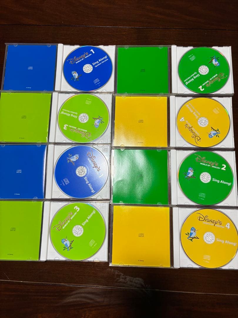ディズニー英語システム　シングアロングDVD CD 本