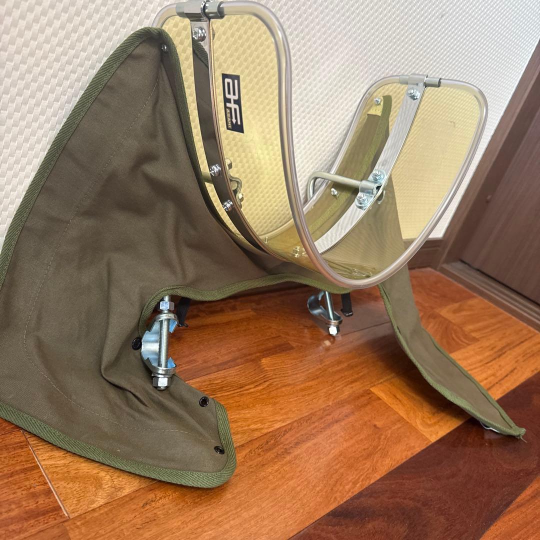 アサヒ　短風防　風防　風貌　黄ばみ ステー付き