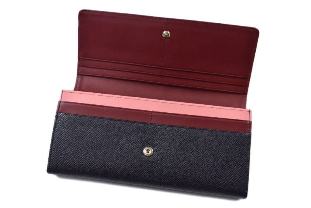 新品　ポールスミス Paul Smith カラーフラッシュレザー かぶせ 長財布