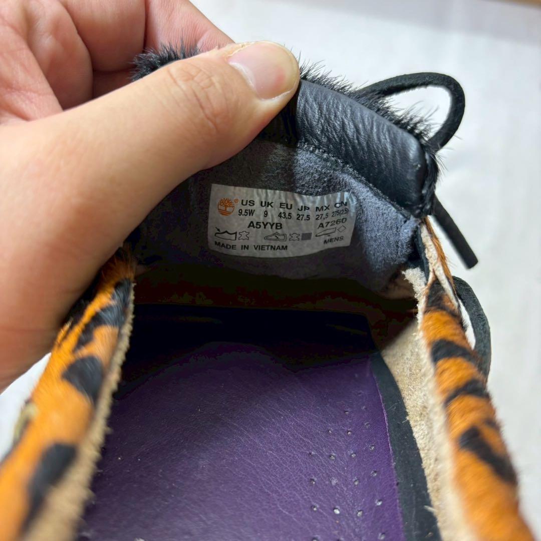 wackomaria timberland コラボ ボートシューズ ハラコ　箱付