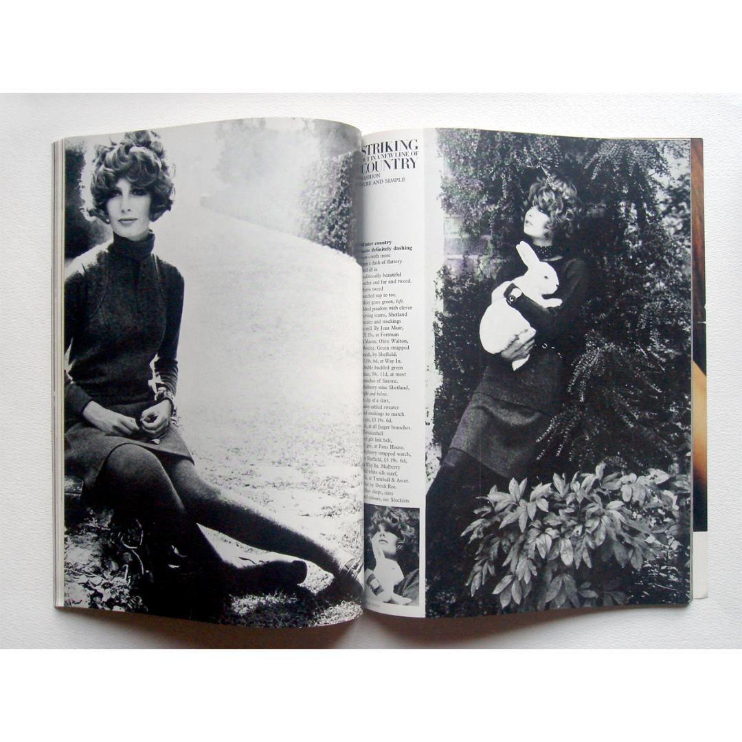 Vogue 1967 10月 twiggy ツイッギー ヴィンテージ雑誌