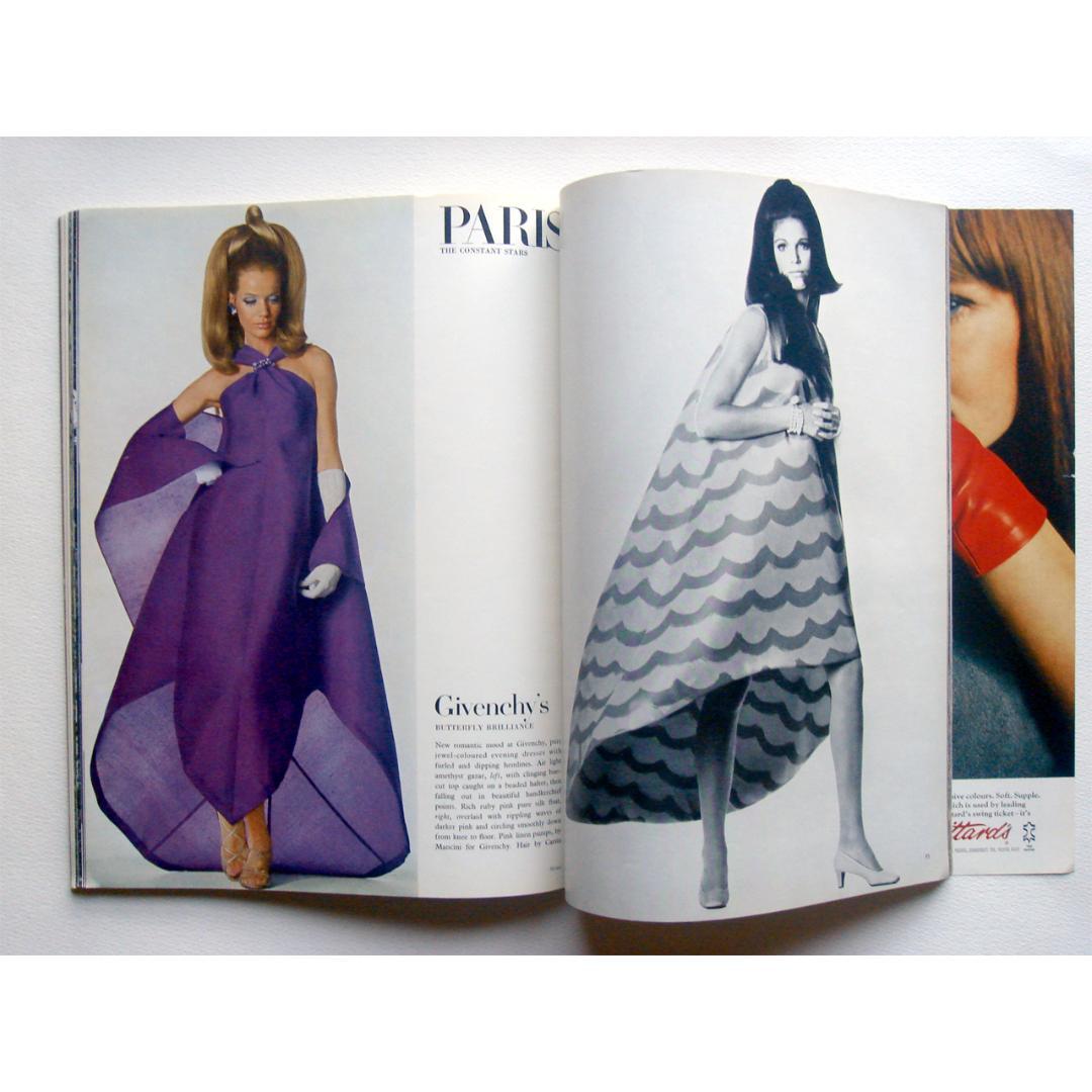 Vogue 1967 10月 twiggy ツイッギー ヴィンテージ雑誌