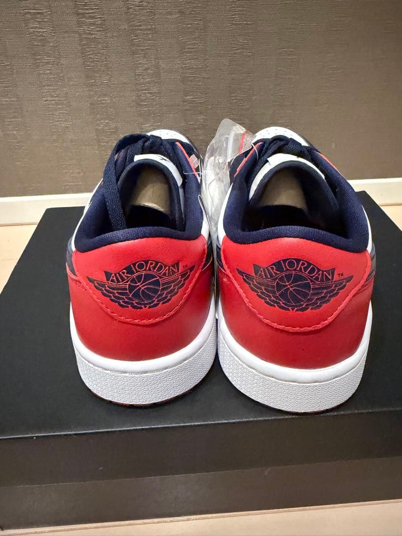 Nike Air Jordan 1 Low ホワイト/ネイビー/レッド