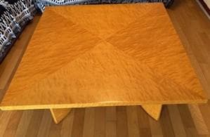 IDC　大塚家具 バーズアイメイプル リビングテーブル