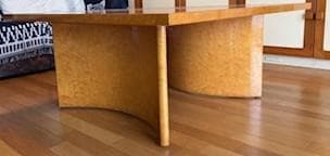 IDC　大塚家具 バーズアイメイプル リビングテーブル