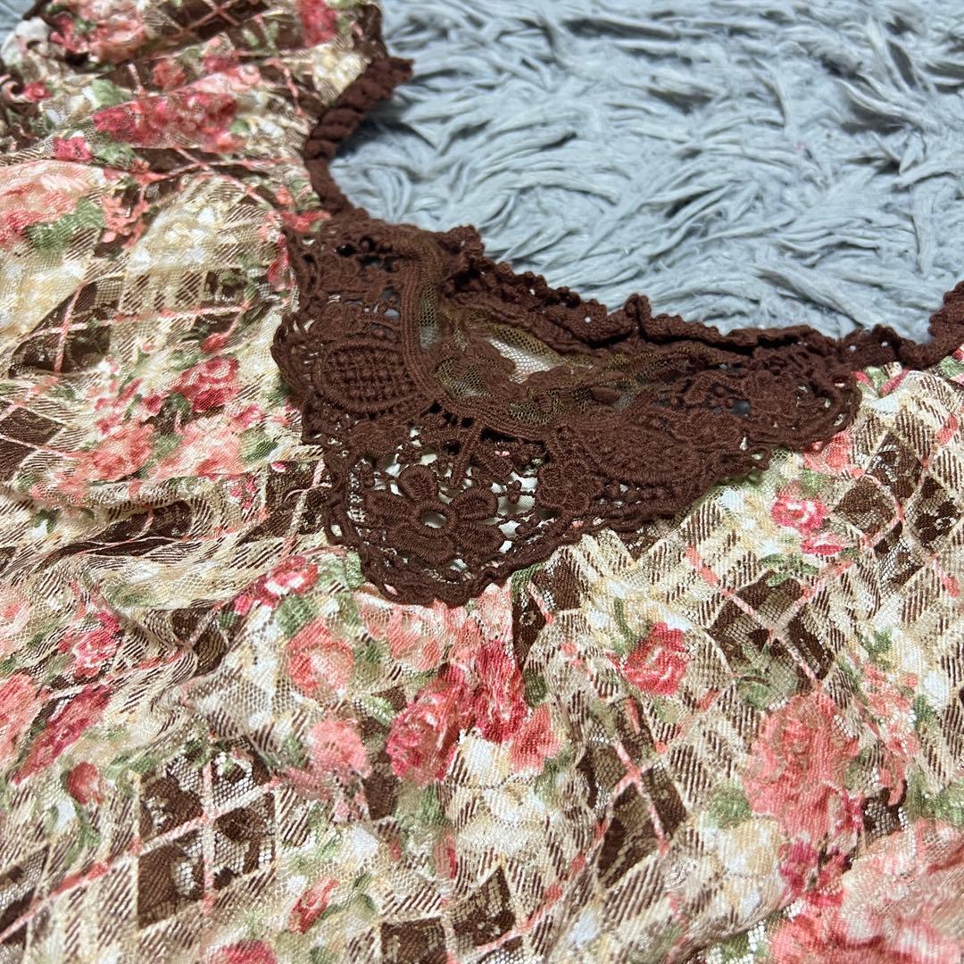 LIZLISA 総レースチュニック 森ガール y2k