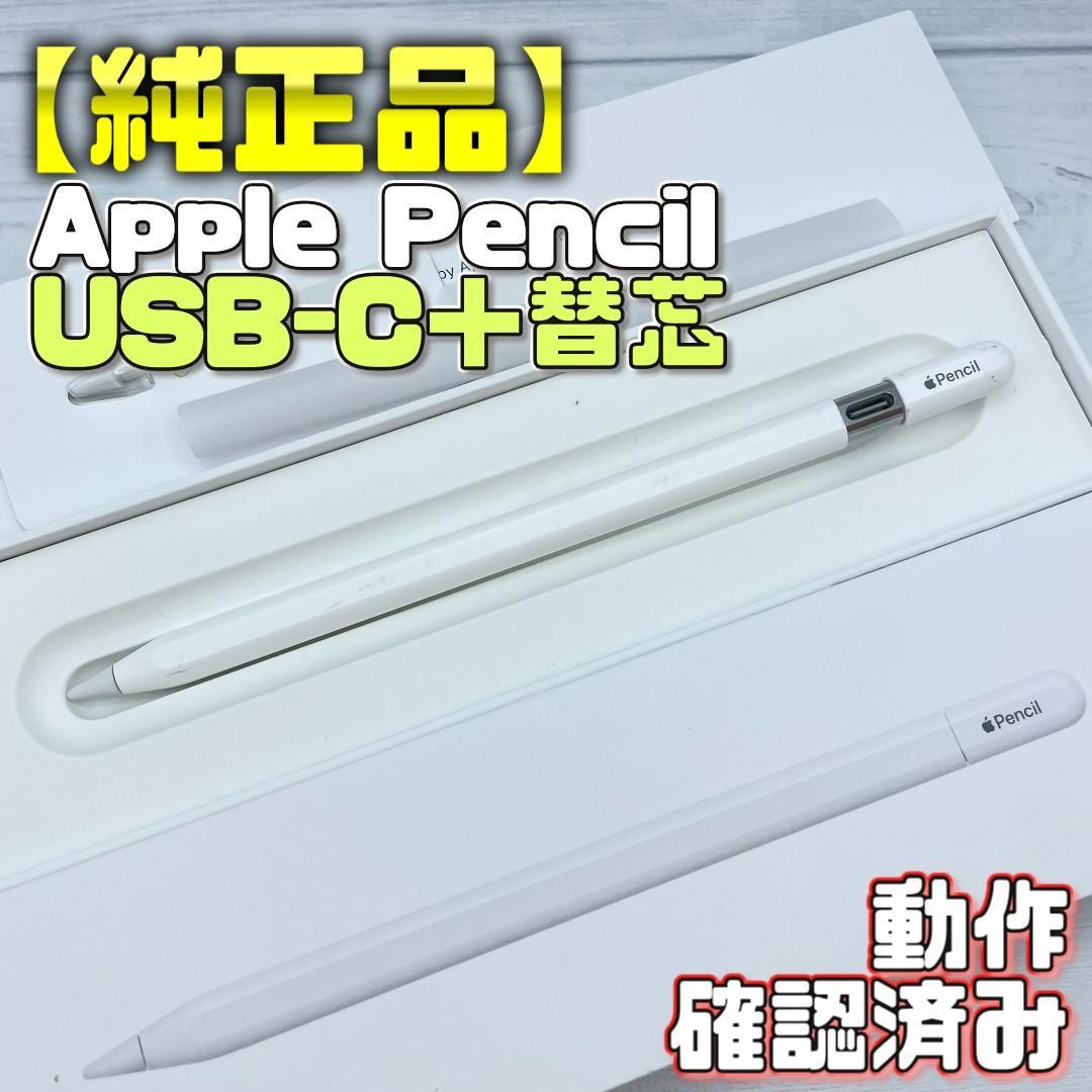 動作確認済み！【純正品】Apple Pencil USB-Cタイプ＋替え芯