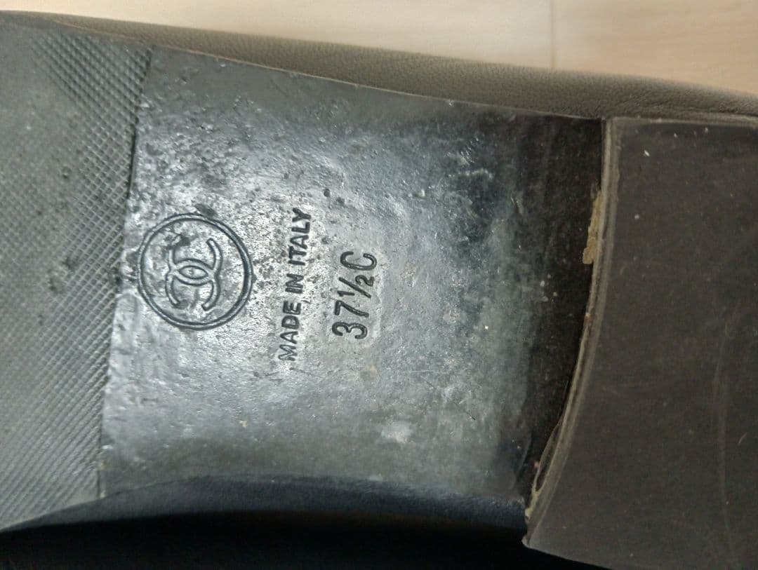 CHANELシャネル ココマーク　フラットシューズ　リボン　バレリーナ　靴