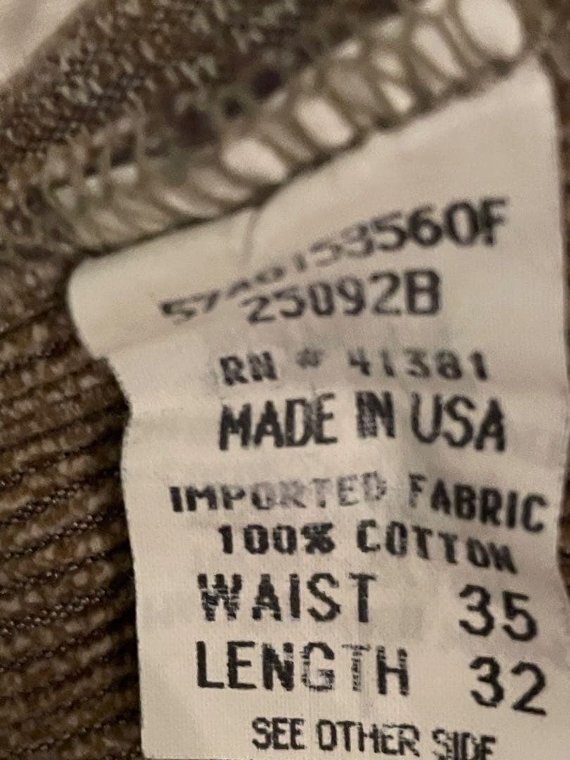 DOUBLE RLコーデュロイパンツ USA ダブルアールエル　三つ星